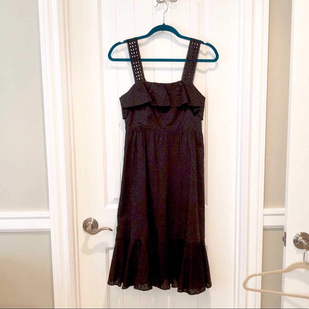 JCREW Ruffle eyelet dress G4621